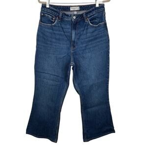 Abercrombie & Fitch Curve Love Vintage Flare High Rise Jeans 31/12 SHORT